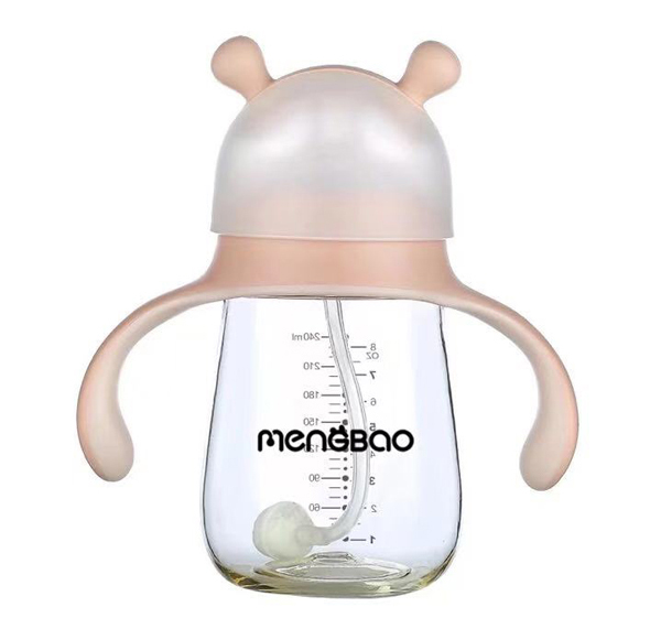 盟寶青蛙PPSU奶瓶 粉色