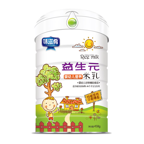 味滋肴嬰幼兒營(yíng)養(yǎng)米乳罐裝-益生元
