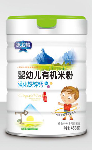 味滋肴嬰幼兒有機(jī)米粉-強(qiáng)化鐵鋅鈣