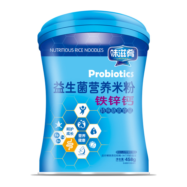 味滋肴益生菌營養(yǎng)米粉-鐵鋅鈣罐裝