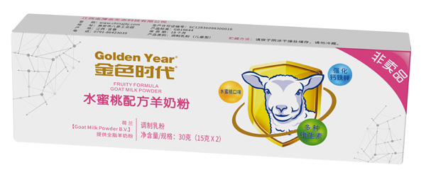 金色時代水蜜桃配方羊奶粉盒裝