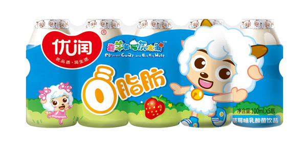 優(yōu)潤(rùn)草莓味乳酸菌飲品 100ml 組裝