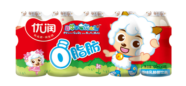 優(yōu)潤乳酸菌飲品160ml瓶裝