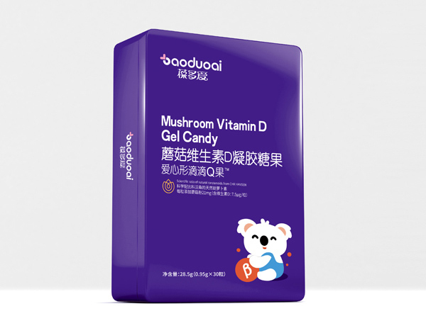 葆多愛蘑菇維生素D滴滴Q果