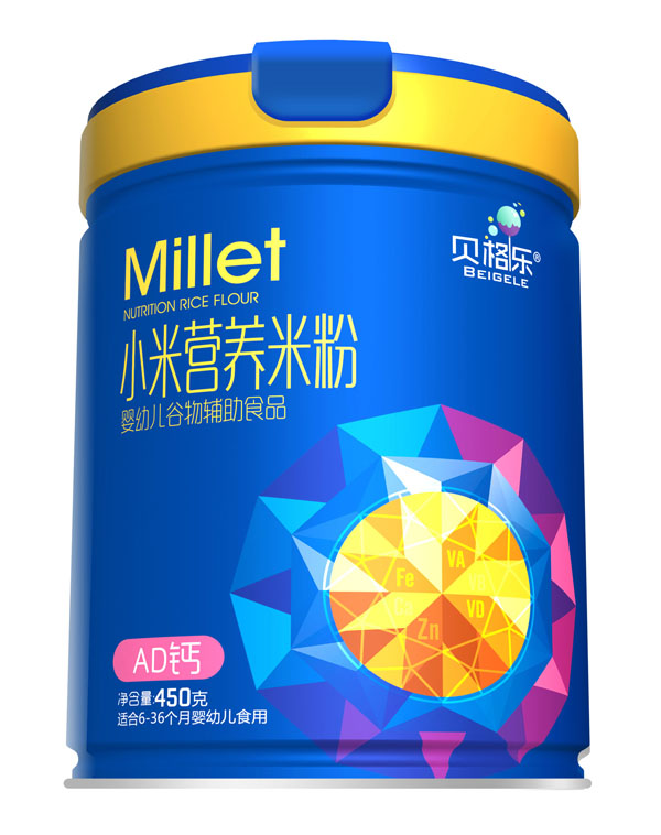 貝格樂(lè)小米營(yíng)養(yǎng)米粉-AD鈣 聽(tīng)裝