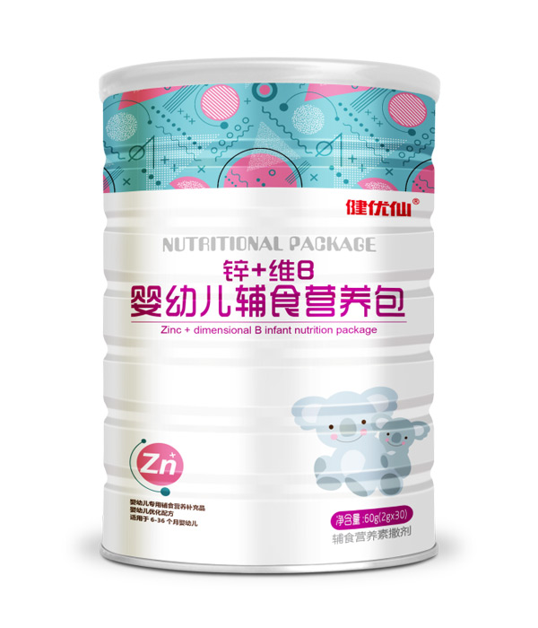 健優(yōu)仙鋅+維B嬰幼兒輔食營養(yǎng)包