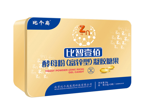 比個高比智壹佰酵母粉(富鋅型)凝膠糖果