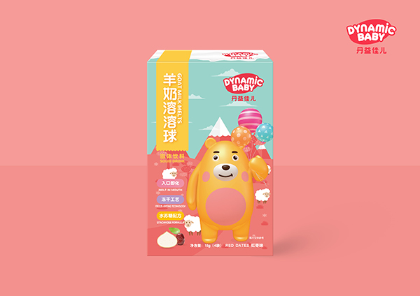 丹益佳兒羊奶溶溶球 紅棗味