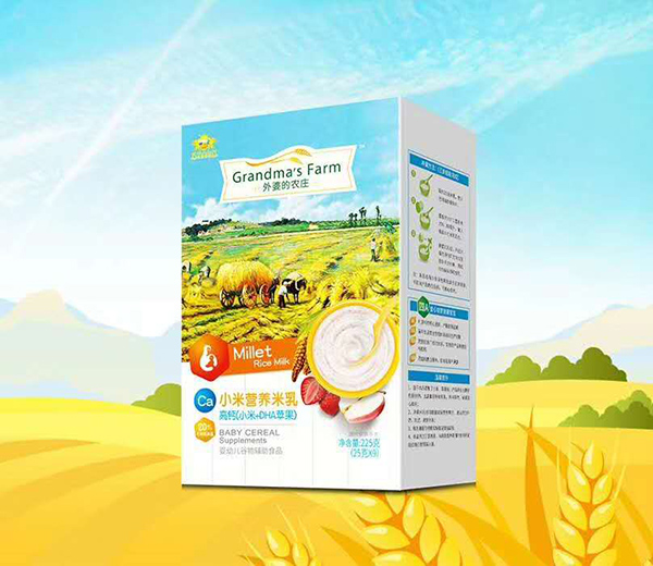 外婆的農(nóng)莊小米營(yíng)養(yǎng)米乳-高鈣(小米+DHA蘋(píng)果)盒裝
