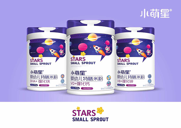 小萌星嬰幼兒特膳米粉罐裝