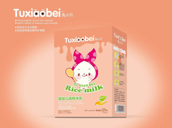 兔小貝嬰幼兒高鐵米乳 盒裝