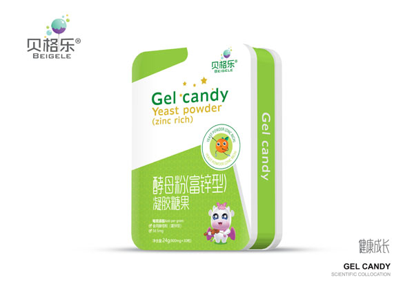 貝格樂酵母粉(富鋅型)凝膠糖果