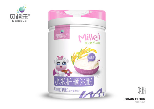 貝格樂(lè)小米護(hù)暢米粉-益生菌 聽裝