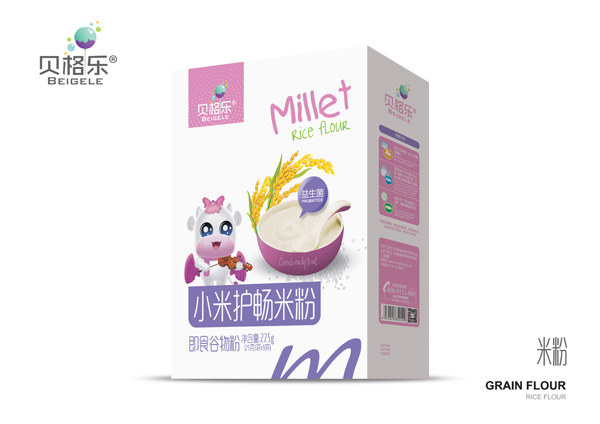 貝格樂(lè)小米護(hù)暢米粉-益生菌 盒裝