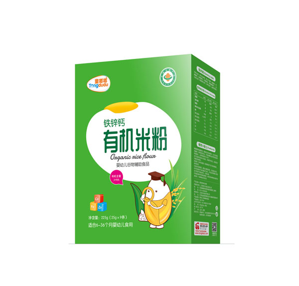 童嘟嘟鐵鋅鈣有機(jī)米粉 盒裝