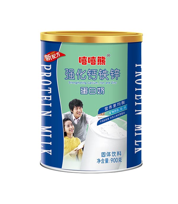 嘻嘻熊蛋白奶-強化鈣鐵鋅