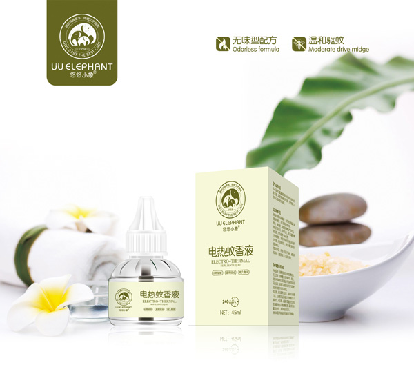 悠悠小象電蚊香液單瓶