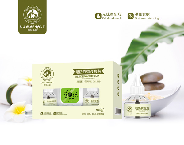 悠悠小象電蚊香液大盒