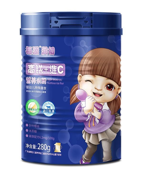 每添潤(rùn)初營(yíng)養(yǎng)米粉 高鐵+維C