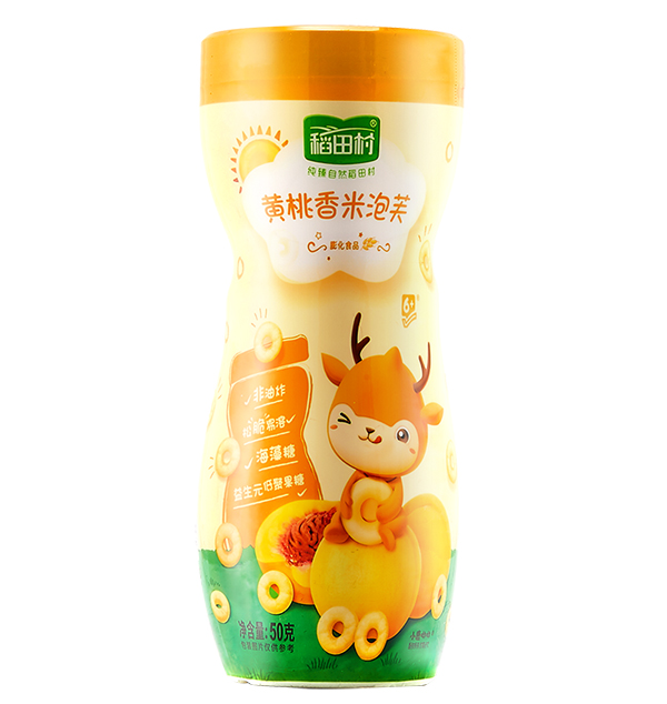 稻田村香米泡芙-黃桃