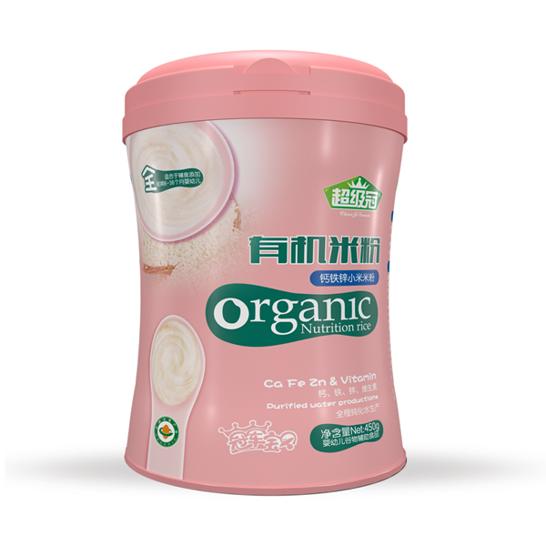 超級冠鈣鐵鋅有機小米米粉