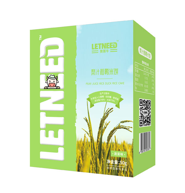 萊萊牛梨汁米餅果蔬味