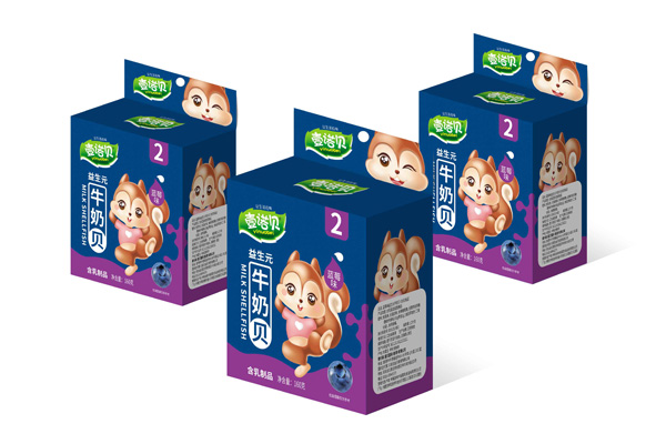 壹諾貝益生元牛奶貝 藍莓味