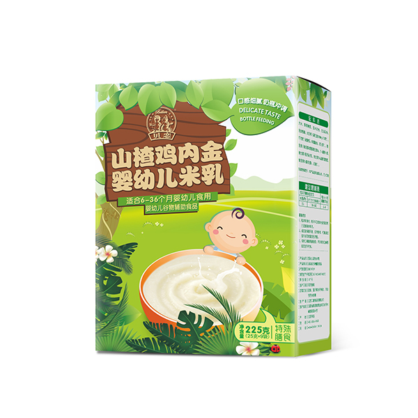 貝戀山楂雞內(nèi)金嬰幼兒米乳盒裝