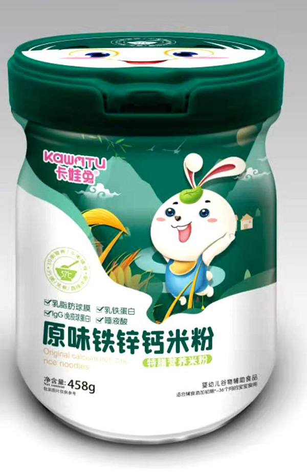 卡娃兔原味鈣鐵鋅特膳營(yíng)養(yǎng)米粉