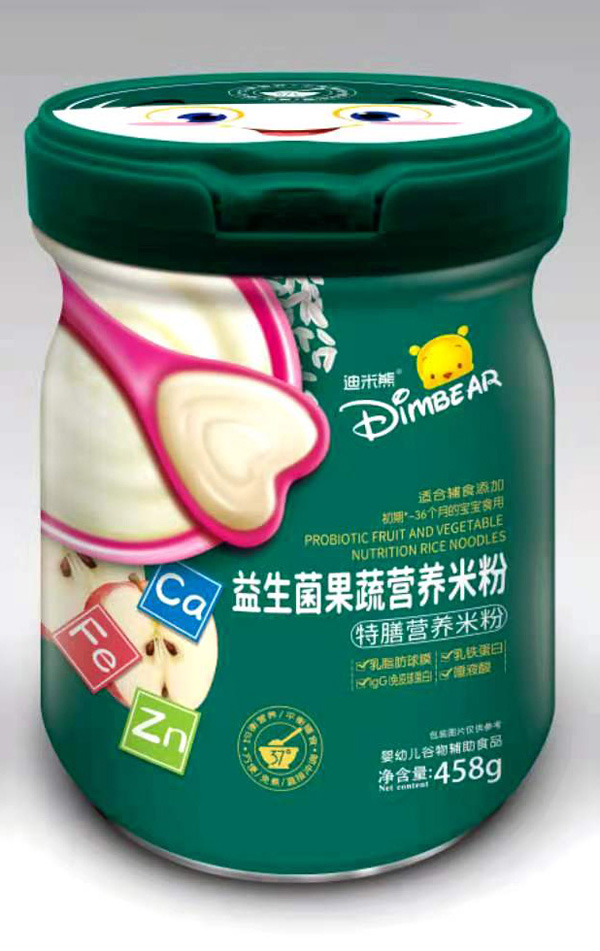 迪米熊益生菌果蔬特膳營(yíng)養(yǎng)米粉