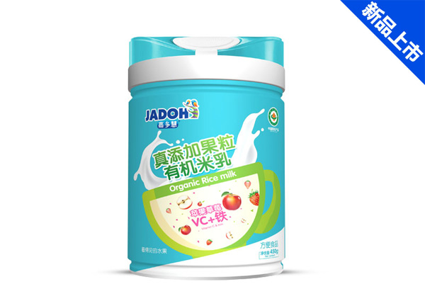 嘉多慧真添加蔬菜有機(jī)米乳-蘋果草莓