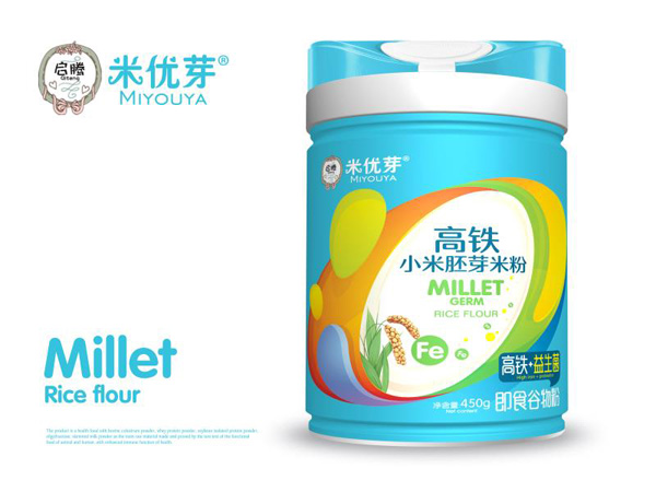 米優(yōu)芽小米胚芽米粉-高鐵+益生菌聽裝