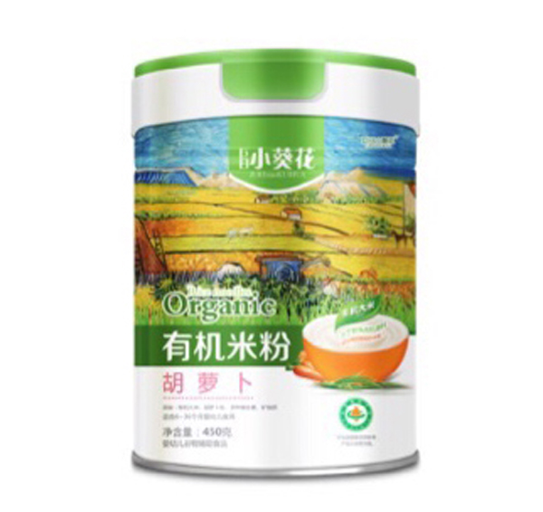 巨日小葵花胡蘿卜有機(jī)米粉.