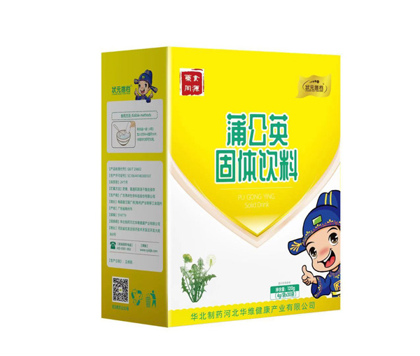 狀元搭檔蒲公英固體飲料豎盒