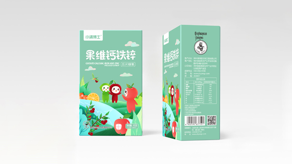 小清博士果維鈣鐵鋅壓片糖果