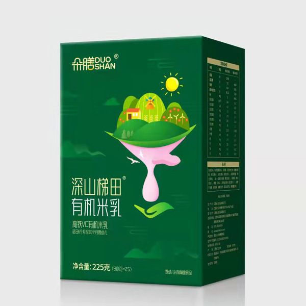 朵膳深山梯田有機米乳-高鐵VC盒裝