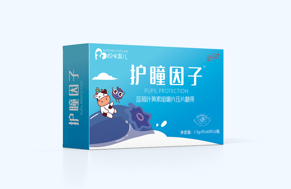 媽咪育兒護瞳因子藍莓葉黃素咀嚼片壓片糖果