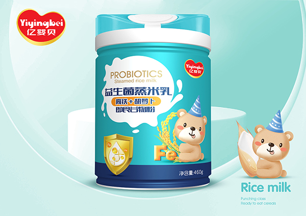 億嬰貝益生菌蒸米乳 高鐵+胡蘿卜