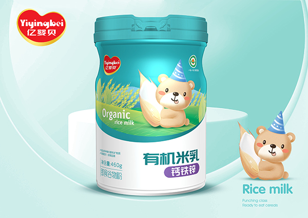 億嬰貝有機(jī)米乳 鈣鐵鋅