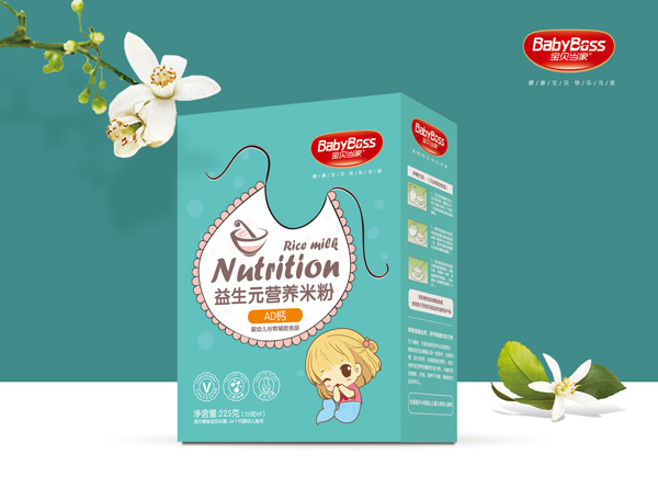 寶貝當(dāng)家AD鈣益生元營養(yǎng)米粉 盒裝