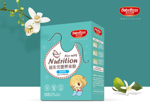 寶貝當(dāng)家鐵鋅鈣益生元營養(yǎng)米粉 盒裝