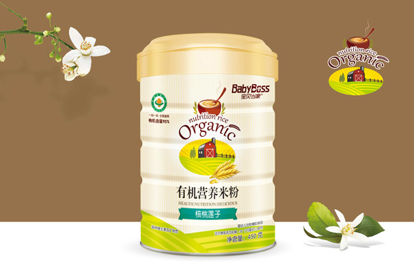 寶貝當(dāng)家核桃蓮子有機營養(yǎng)米粉 聽裝