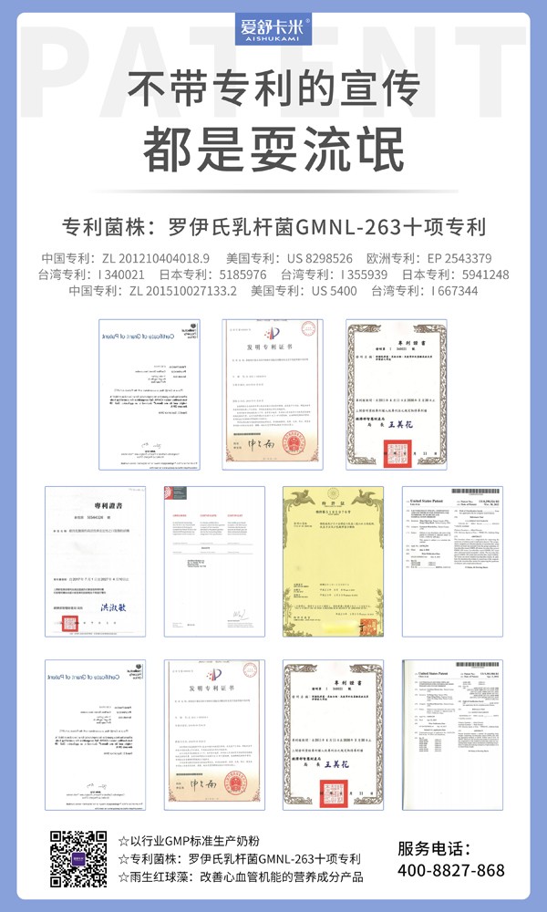 愛舒卡米產(chǎn)品專利