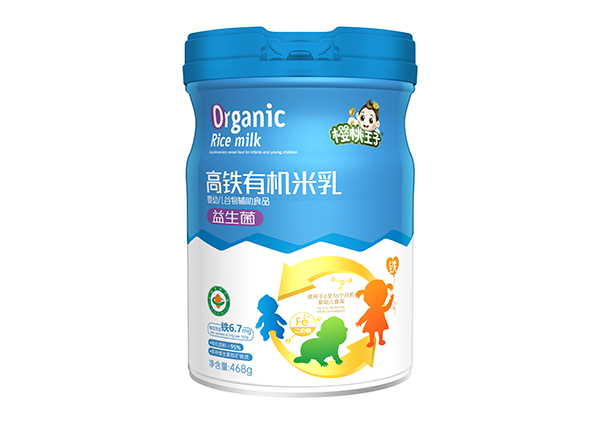 櫻桃王子高鐵有機(jī)米乳 益生菌 聽裝