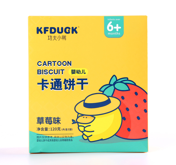 功夫小鴨嬰幼兒卡通餅干 草莓味.jpg
