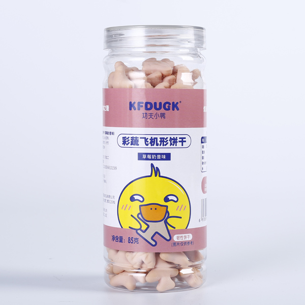 功夫小鴨彩蔬骨頭形餅干 草莓奶昔味.jpg