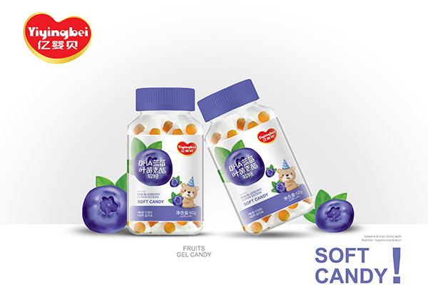 億嬰貝DHA藍(lán)莓葉黃素酯軟糖