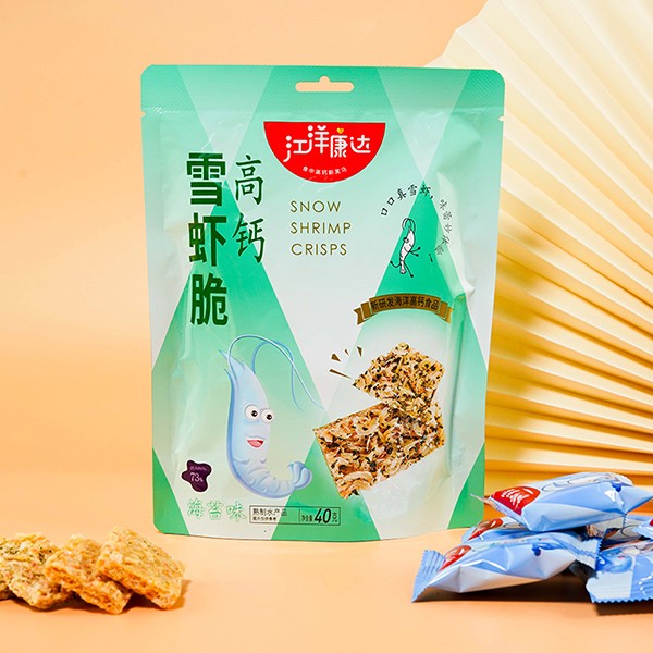 江洋康達(dá)高鈣雪蝦脆 海苔味詳情圖1