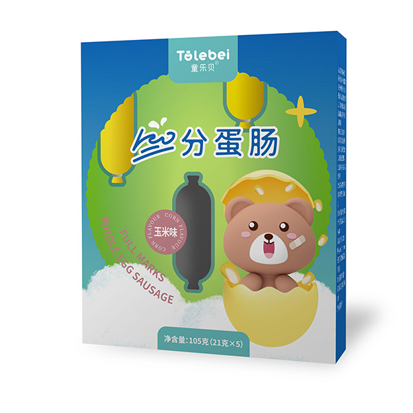 童樂(lè)貝100分蛋腸-玉米味
