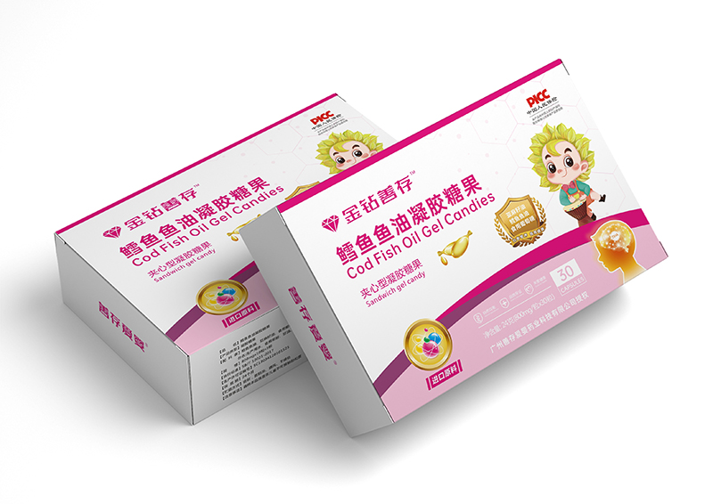 金鉆善存鱈魚(yú)魚(yú)油凝膠糖果